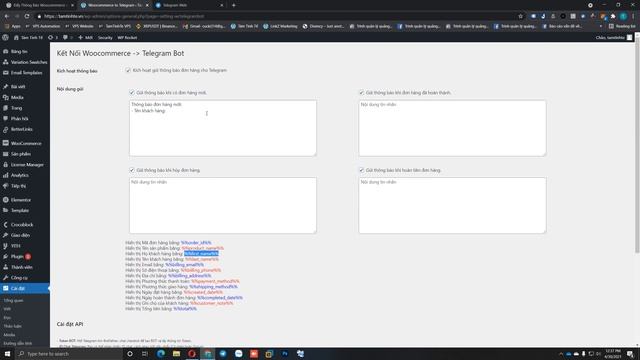 Hướng Dẫn Sử Dụng Plugin Đẩy Thông Báo Woocommerce tới Telegram смотреть онлайн