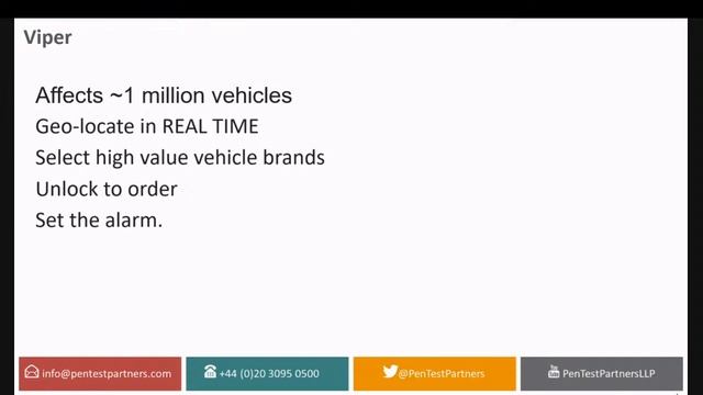 Attacking cars from the cloud, the API way of stealing cars смотреть онлайн