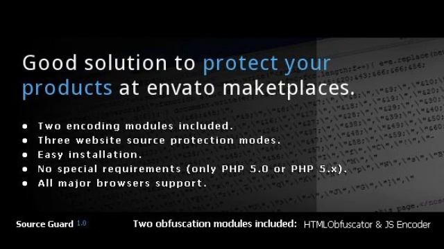 Preview Source Guard for WP - Source Encoder Encryptor смотреть онлайн