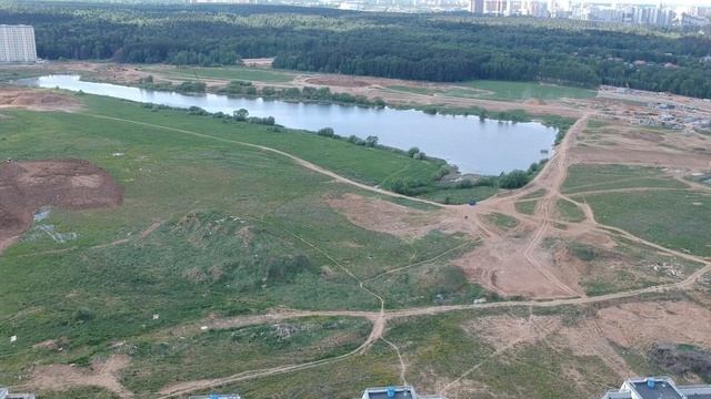 Переделкино Ближнее. Видео с квадрокоптера. 24 мая 2019 смотреть онлайн