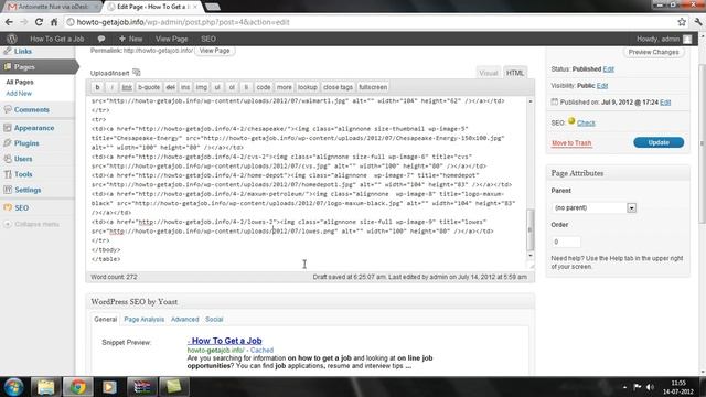 Wordpress HTML- Using tables & adding rows.avi смотреть онлайн