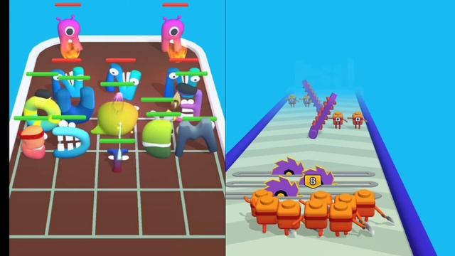 Merge Number Cube & MERGE ABC? Merge Bottle. Funny Game Play #merge #android #mergealphabetlore