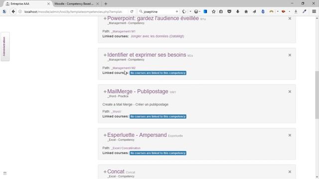 Moodle: Competency frameworks and Learning Plans смотреть онлайн