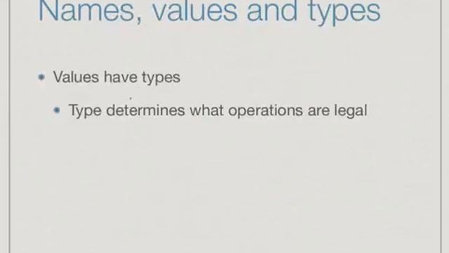LECTURE 5: ASSIGNMENT STATEMENT, BASIC TYPES - INT, FLOAT, BOOL смотреть онлайн