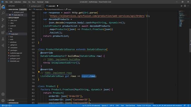 How to Load JSON Data to a Flutter DataGrid смотреть онлайн