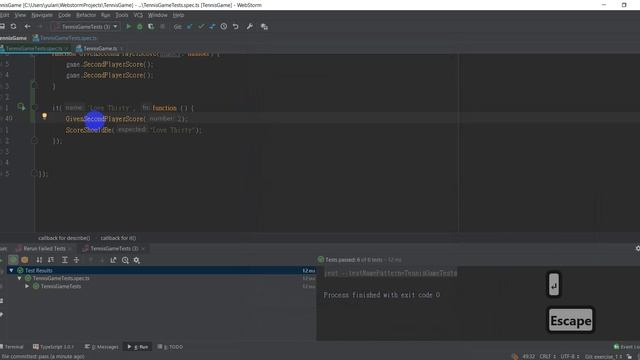 Tennis Kata with WebStorm and ideavim(Typescript) #2 смотреть онлайн