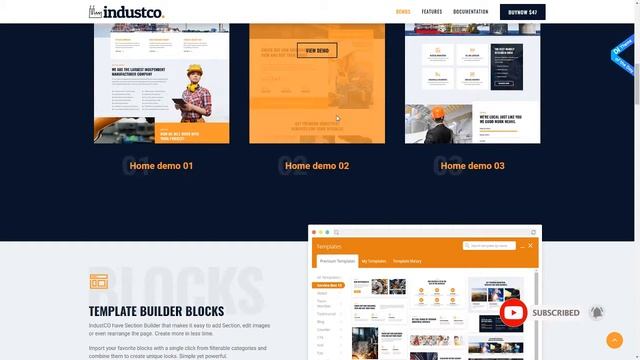 IndustCO Industry and Factory WordPress Theme смотреть онлайн