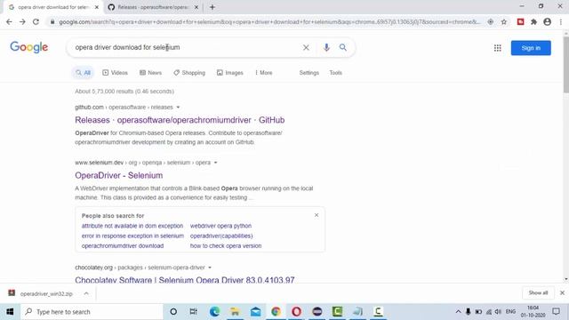 How to Launch Opera Browser Using Selenium WebDriver смотреть онлайн