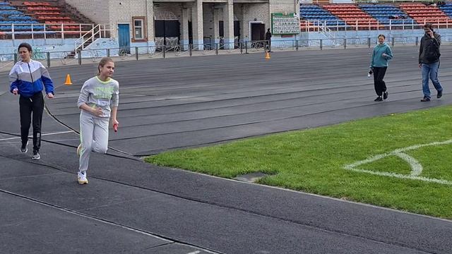Легкоатлетическая эстафета. 78 годовщина Победы в ВОв.mp4
