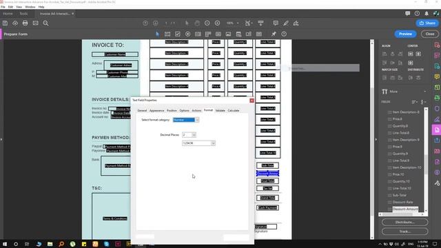 how to change change currency, tax, discount rate change on acrobat DC смотреть онлайн