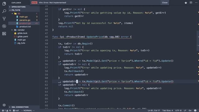 GO-PG 11: Transactions смотреть онлайн