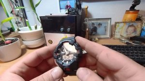 Как выставить время часы Casio GA 700