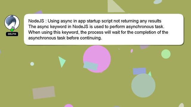 NodeJS : Using async in app startup script not returning any results смотреть онлайн