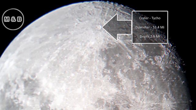 Stacked Image of Last Night's Moon in Colour - 4K смотреть онлайн