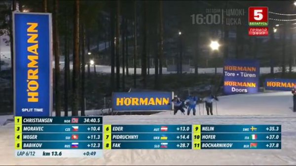 Эстафета 06.12.2020 мужчины. Биатлон кубок мира 2020/21