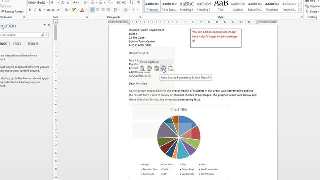 Embedding Excel charts into Word смотреть онлайн
