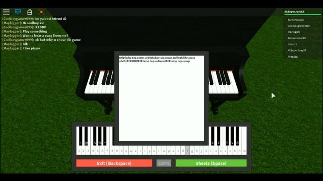 Roblox Piano Fur elise (SHEETS) смотреть онлайн