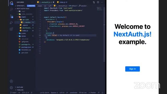 Authentication using Next-Auth by Apoorv Taneja смотреть онлайн