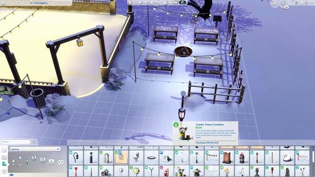 Outdoor Skating Park - Sims 4 Speed Build смотреть онлайн
