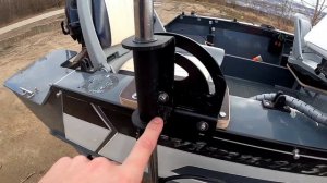 Lowrance + Garmin Panoptix в румпельную лодку Swimmer 370