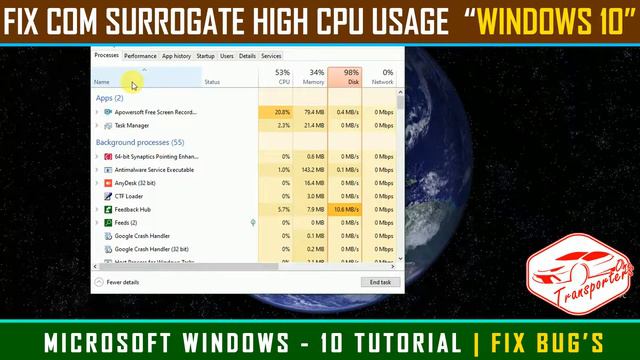 How to Fix COM Surrogate High CPU or Disk Usage in Windows 10 смотреть онлайн