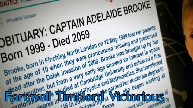 Doctor Who Unreleased Music - The Waters Of Mars - Farewell Timelord Victorious смотреть онлайн