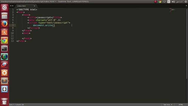 دورة javascript : الدرس الثاني التعرف على document write смотреть онлайн