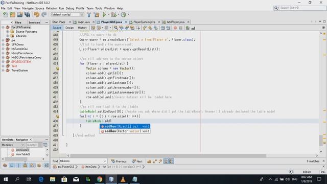 5. Training Course on Software Development Using Java Persistence API(JPA)-Displaying Data to Jtabl смотреть онлайн