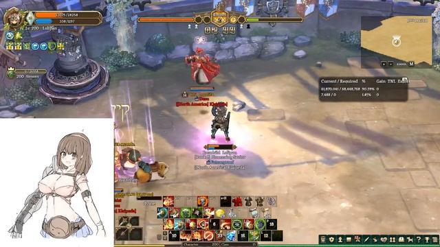 Tree of Savior - Team Battle League - Murmillo & Oracle versus Kabbalist & Inquisitor смотреть онлайн