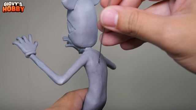 Cartoon Mouse Sculpture ➤ Trevor Henderson Creatures ★ Cosclay Polymer Clay Tutorial