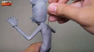 Cartoon Mouse Sculpture ➤ Trevor Henderson Creatures ★ Cosclay Polymer Clay Tutorial