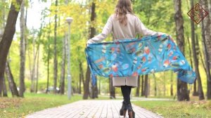 Палантин набивной (вискоза) "10811", вид 12