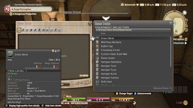 How to glamour/transmog, FFXIV - Glamour dresser guide смотреть онлайн