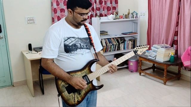 Guitar cover of the main solo of Def Leppard's Fractured love смотреть онлайн