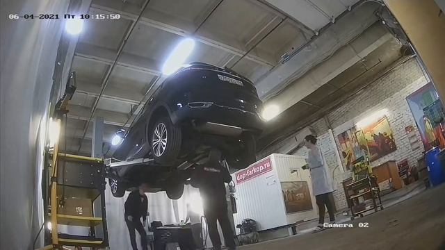 Установка защиты на Haval H6 2015 год. MOTODOR, арт. 03123 смотреть онлайн