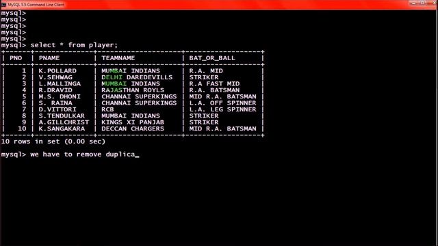 DISTINCT CLAUSE MYSQL смотреть онлайн