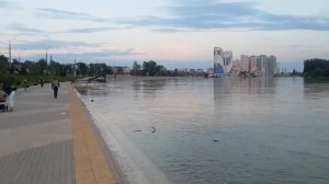 КРАСНОДАР ,набережная 🐬р.КУБАНЬ выходит из берегов - КRASNODAR - GENESIS FLOOD 31 05 2017
