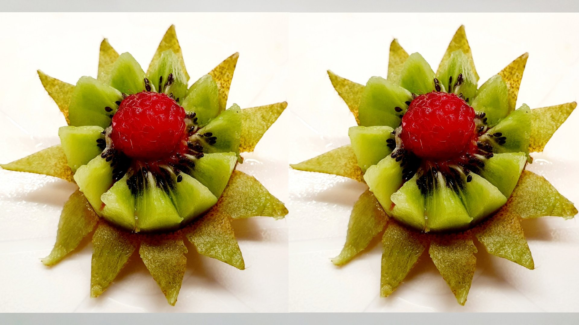 Цветы из киви сделать просто. Как очистить киви без ножа?