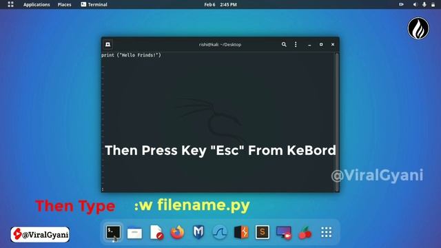 How To Run Python in Kali Linux || #ViralGyani || @ViralGyani смотреть онлайн