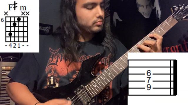 "Post Black Metal Guitar Lesson" #1 Chord Progression In C# minor FREE Tabs Download link below... смотреть онлайн