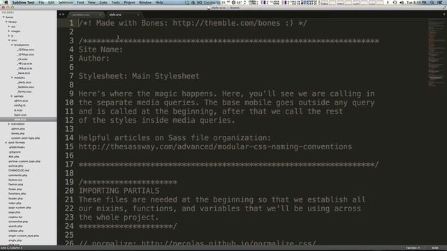 Customizing WordPress #15 - Bones Up and Running смотреть онлайн