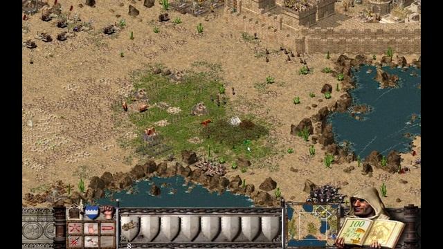 Stronghold Crusader HD - Mission 80 - The Big One! 90 speed, no pause - hardest mission in the gam смотреть онлайн