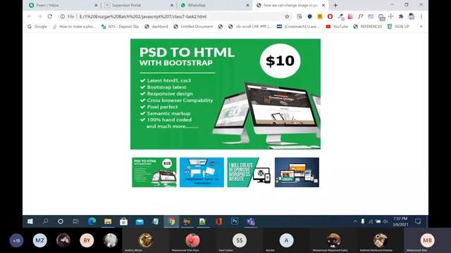 image put on one click in Java script | march/6/2021 | class#7 смотреть онлайн