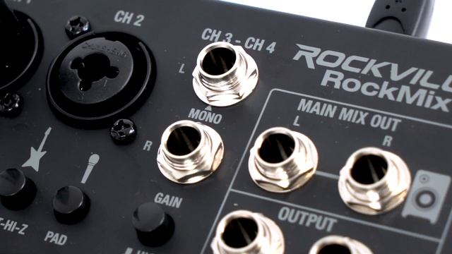 (DEMO) The Rockville RockMix 4 Channel Mic/Instrument Pro Recording Mixer with USB Interface and EQ смотреть онлайн