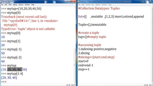 #11 | Python Tutorial for Beginners | Tuple in Python-Tamil смотреть онлайн