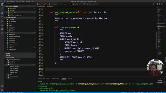 GUI Hangman feat SQLite - 6 Show Stats смотреть онлайн