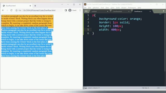 CSS Overflow Property | Visible | Hidden | Scroll | Auto | Overflow Property смотреть онлайн
