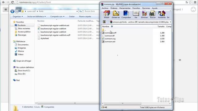 #44 - Icon fonts, Iconos basados en Fuentes con @font-face de CSS3 смотреть онлайн
