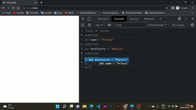 Variables and Data Types in Javascript смотреть онлайн