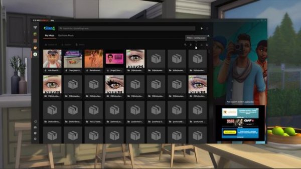 How to use the CURSEFORGE APP for THE SIMS 4 | Tutorial